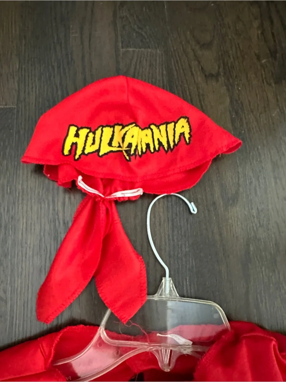 Hulkamania Red Wrestler Kids Costume with Championship Belt
